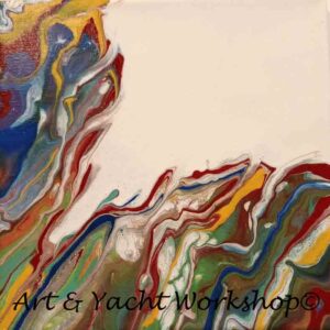 Original Energetic Rainbow Painting