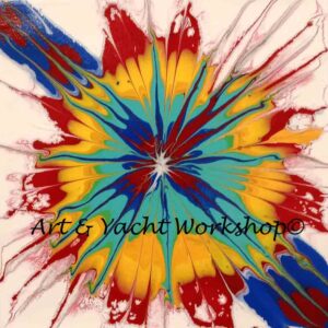 Original Energetic Rainbow Painting