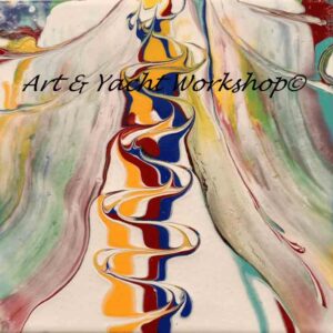 Original Energetic Rainbow Painting