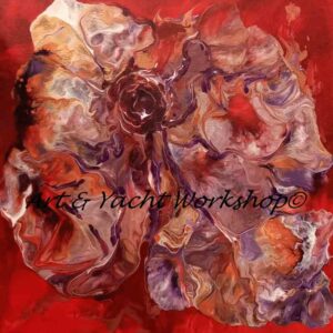 Original “Thriving in Red Flower”