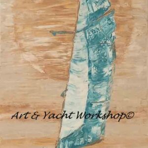 Original “Turquoise Sunset Regatta”