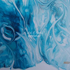 Original “Floating babyblue Flower”