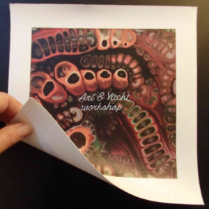 Print/Druck von “Sil Oil Pattern” ca.25cm x 26cm