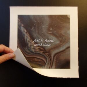 Print/Druck von “Blue River” ca. 25cm x 26cm